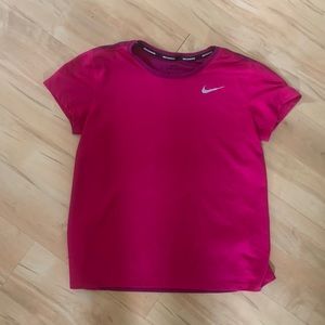 Nike Hot Pink Dri-FIT Short Sleeve Tee